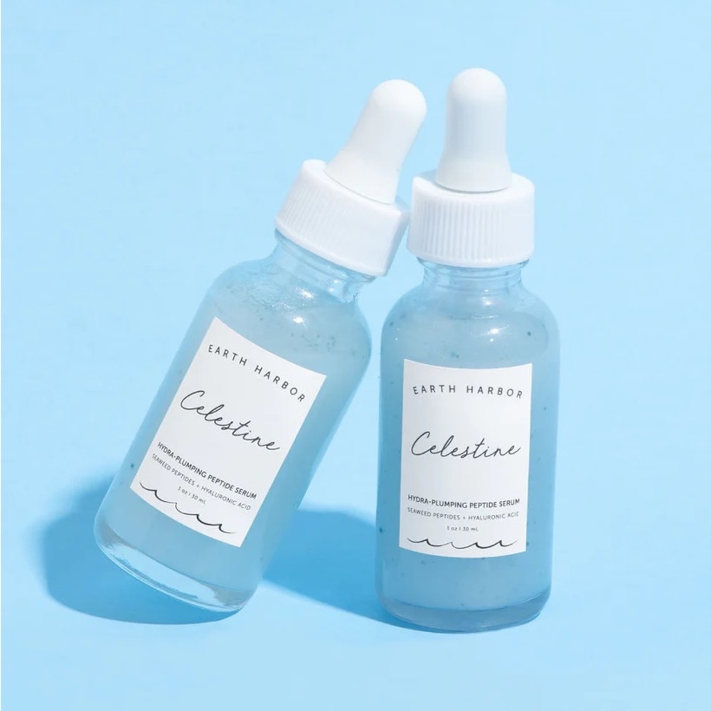 Glass Skin CELESTINE Hydra Plumping Peptide Anti Aging Glow Serum Skincare NIB - Picture 3 of 5